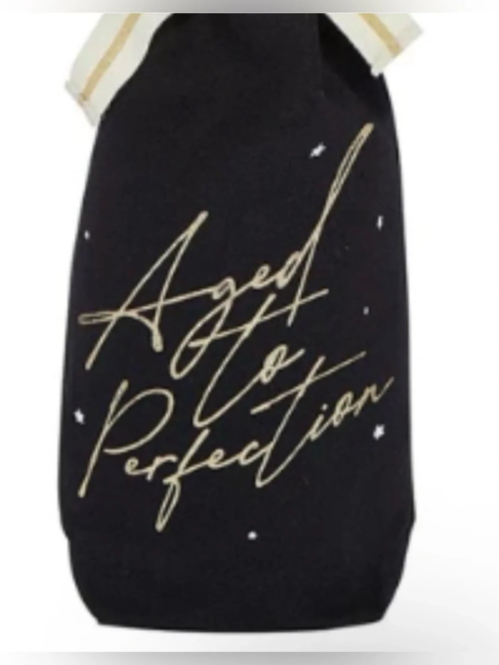 Slant Wine Bag - Aged to Perfection - NWT